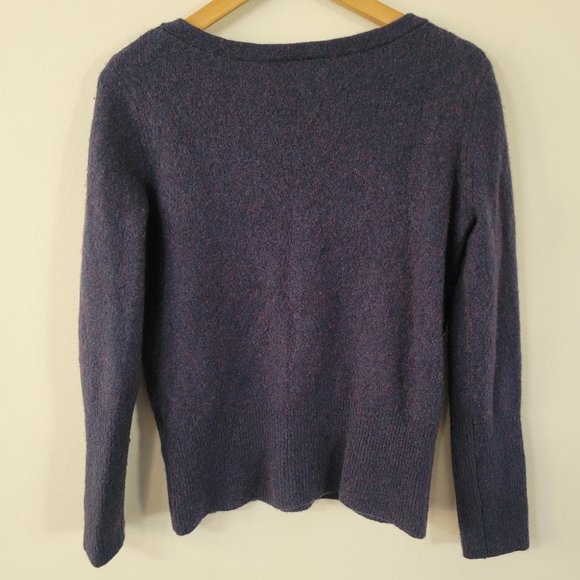GUC Banana Republic Cotton Merino Wool Blend Boat Neck Pullover Sweater Size M - Picture 2 of 7